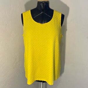 Kim Rogers Yellow Tank-top